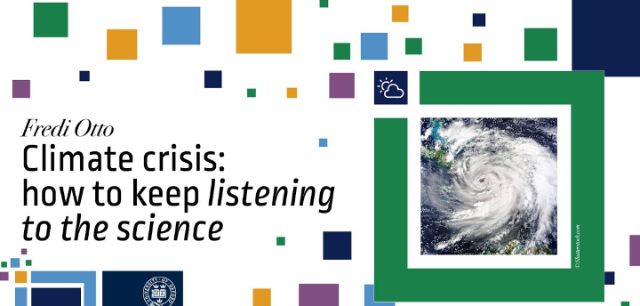 Climate crisis event with Fredi Otto